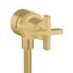 AXOR-HG-AXOR-Citterio-Wandanschluss-Stop-mit-Rueckflussverhinderer-Absperrventil-und-Kreuzgriff-Brushed-Gold-Optic-39883250 gallery number 1